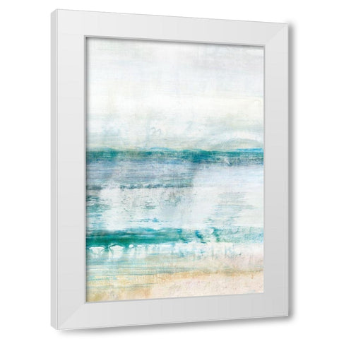 Waverly II White Modern Wood Framed Art Print by Isabelle Z