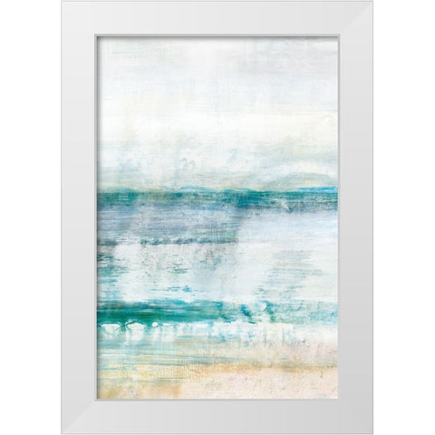 Waverly II White Modern Wood Framed Art Print by Isabelle Z