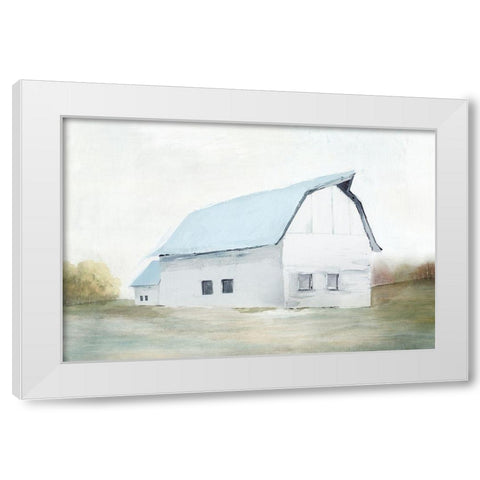 By the Barn II White Modern Wood Framed Art Print by Isabelle Z