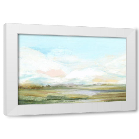 Habit II White Modern Wood Framed Art Print by Isabelle Z