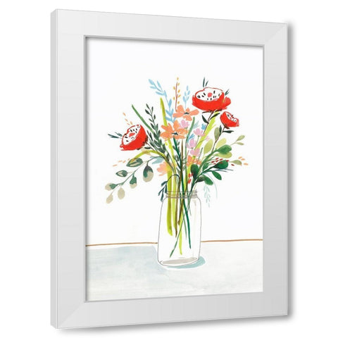 Spring Clean I  White Modern Wood Framed Art Print by Isabelle Z