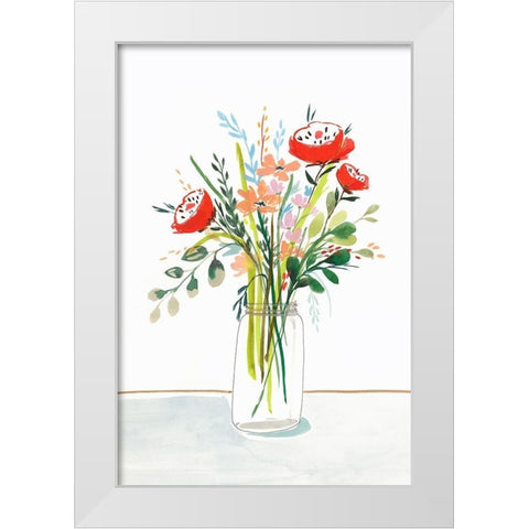 Spring Clean I  White Modern Wood Framed Art Print by Isabelle Z