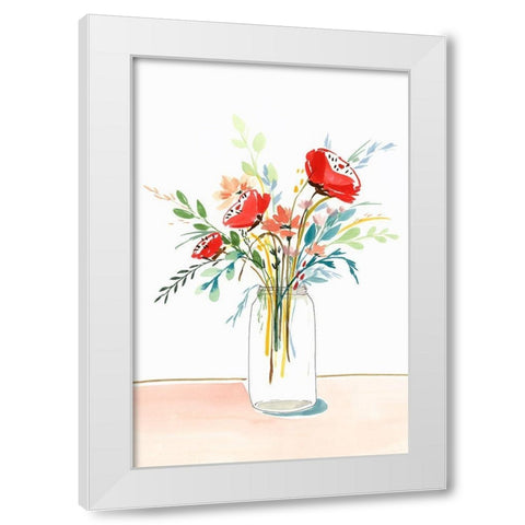 Spring Clean II  White Modern Wood Framed Art Print by Isabelle Z