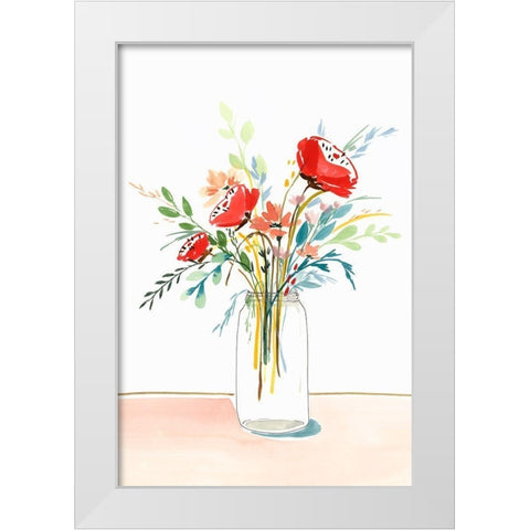 Spring Clean II  White Modern Wood Framed Art Print by Isabelle Z