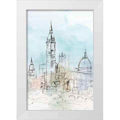 New York City I White Modern Wood Framed Art Print by Isabelle Z