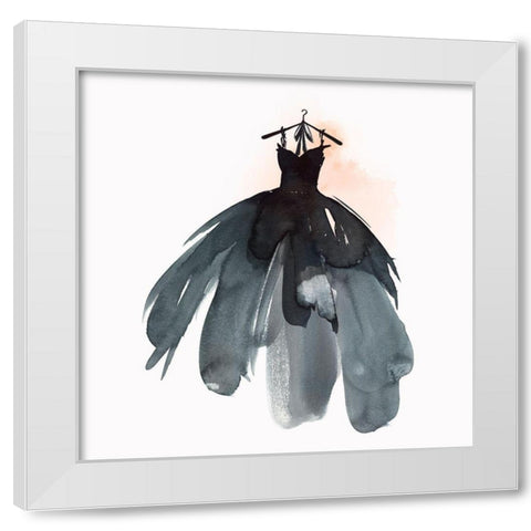 Little Black Dress I  White Modern Wood Framed Art Print by Isabelle Z