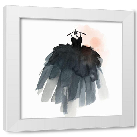 Little Black Dress III  White Modern Wood Framed Art Print by Isabelle Z