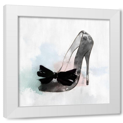Black Heel I White Modern Wood Framed Art Print by Isabelle Z