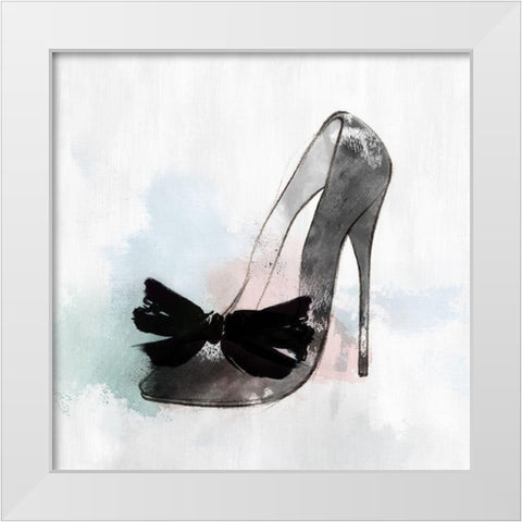 Black Heel I White Modern Wood Framed Art Print by Isabelle Z