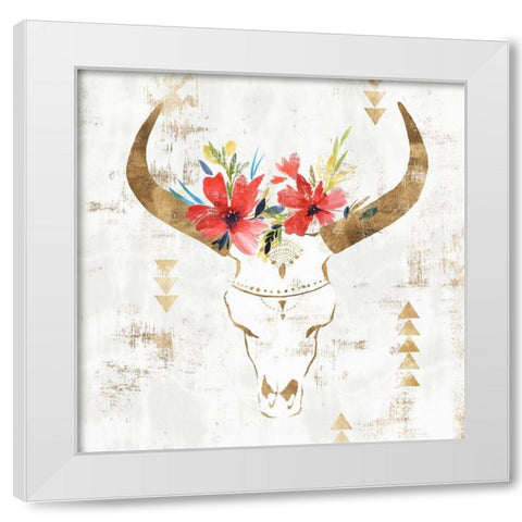 Oddity I  White Modern Wood Framed Art Print by Isabelle Z