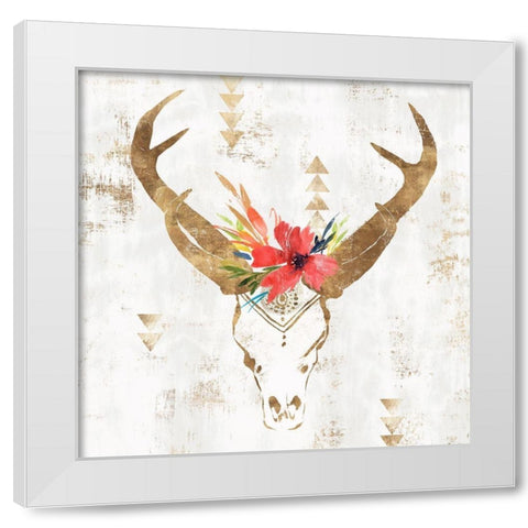 Oddity II  White Modern Wood Framed Art Print by Isabelle Z