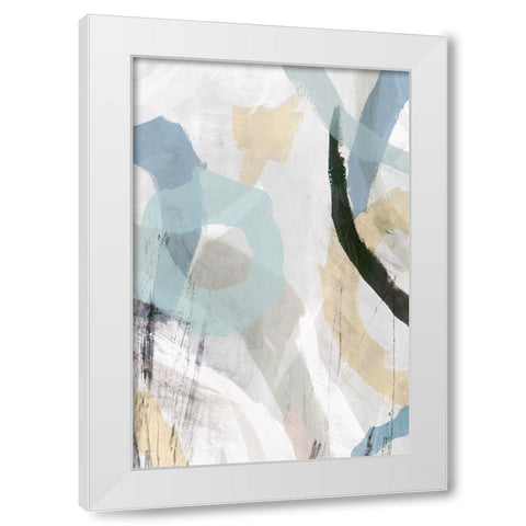 Stillness I  White Modern Wood Framed Art Print by Isabelle Z