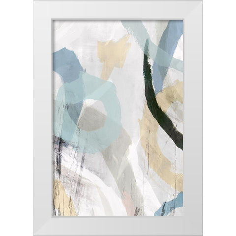 Stillness I  White Modern Wood Framed Art Print by Isabelle Z