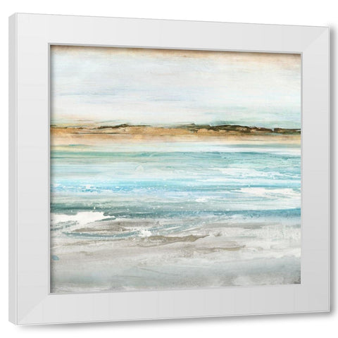 Retrospective II  White Modern Wood Framed Art Print by Isabelle Z