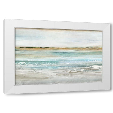 Retrospective III  White Modern Wood Framed Art Print by Isabelle Z