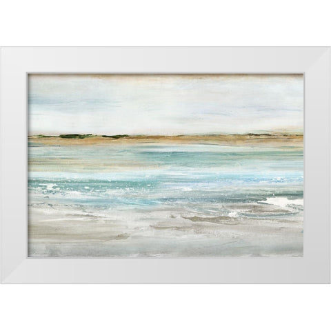 Retrospective III  White Modern Wood Framed Art Print by Isabelle Z