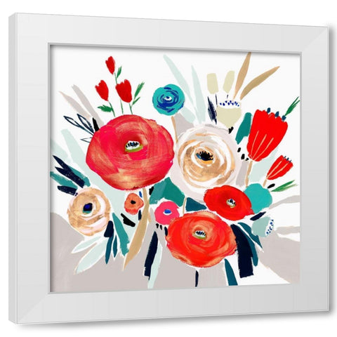 Sweet Caroline II  White Modern Wood Framed Art Print by Isabelle Z