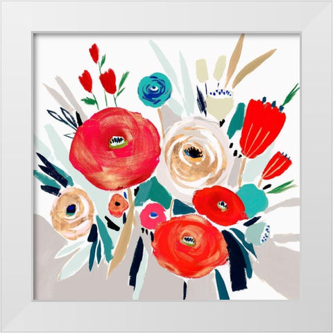 Sweet Caroline II  White Modern Wood Framed Art Print by Isabelle Z