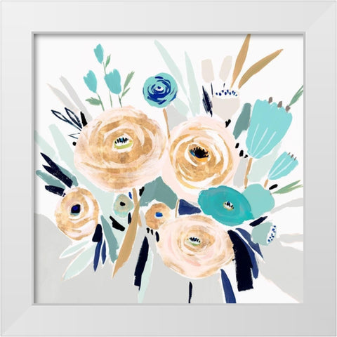 Sweet Mary I  White Modern Wood Framed Art Print by Isabelle Z