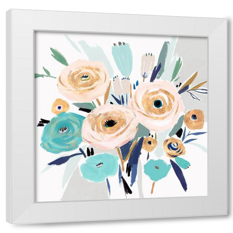 Sweet Mary II   White Modern Wood Framed Art Print by Isabelle Z