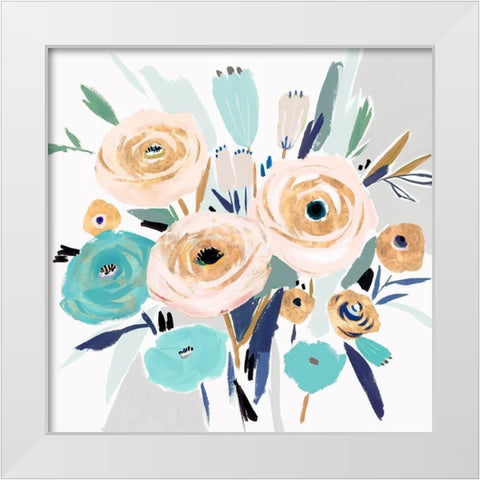 Sweet Mary II   White Modern Wood Framed Art Print by Isabelle Z