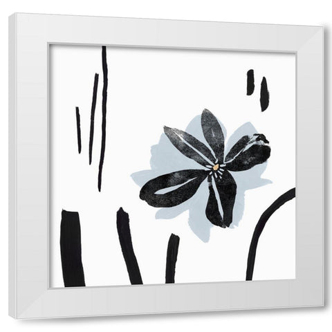 Interflora I  White Modern Wood Framed Art Print by Isabelle Z