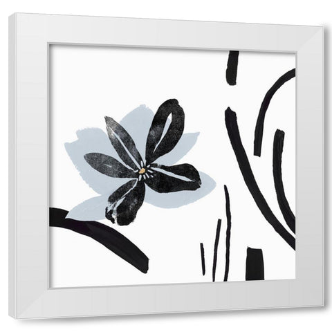 Interflora II  White Modern Wood Framed Art Print by Isabelle Z
