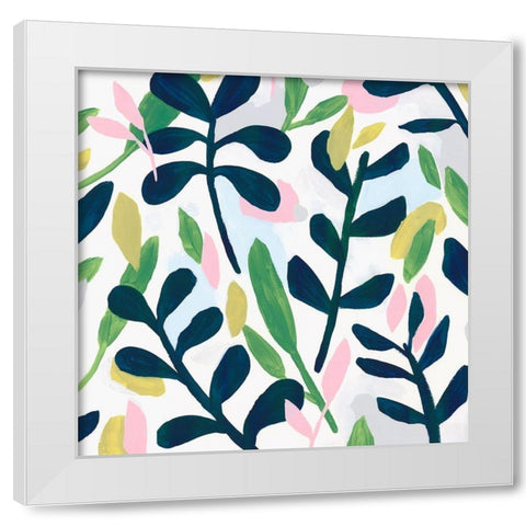 Into the Forest II  White Modern Wood Framed Art Print by Isabelle Z