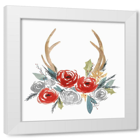 Adorning II  White Modern Wood Framed Art Print by Isabelle Z