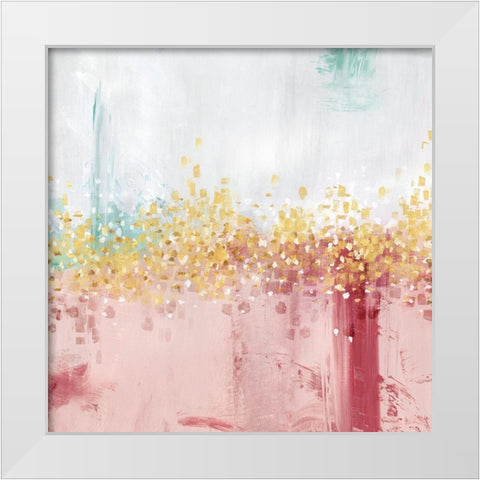 Mustnt Hurry II White Modern Wood Framed Art Print by Isabelle Z