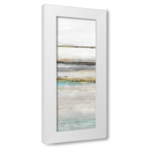 Quiet Evening III  White Modern Wood Framed Art Print by Isabelle Z