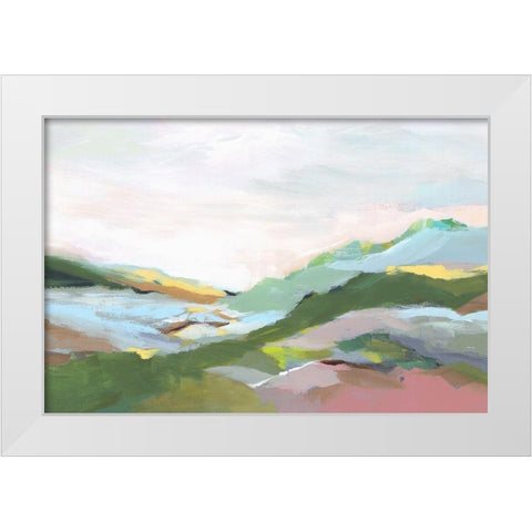Highland I  White Modern Wood Framed Art Print by Isabelle Z