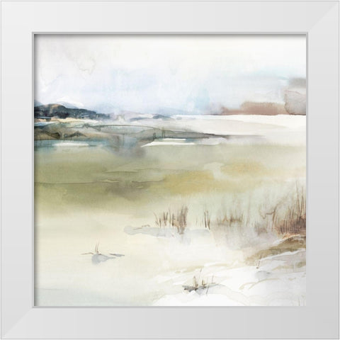 Epilogue I  White Modern Wood Framed Art Print by Isabelle Z