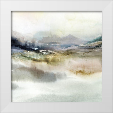 Epilogue II  White Modern Wood Framed Art Print by Isabelle Z
