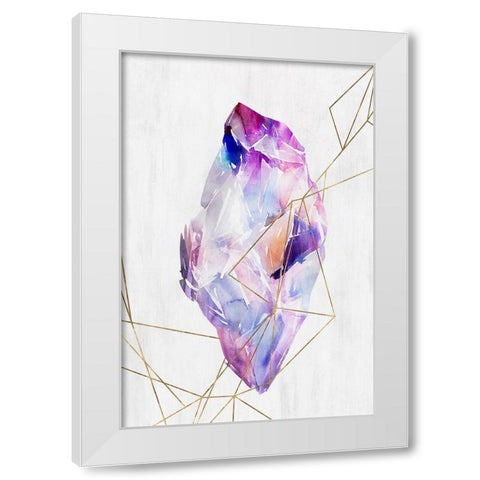 Lucid I  White Modern Wood Framed Art Print by Isabelle Z