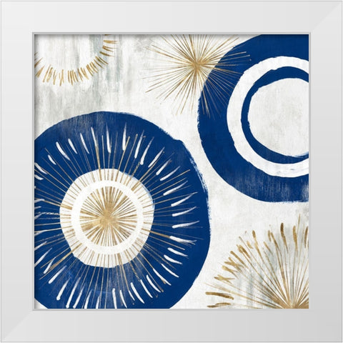 Circumference I  White Modern Wood Framed Art Print by Isabelle Z