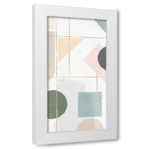 Unity I  White Modern Wood Framed Art Print by Isabelle Z