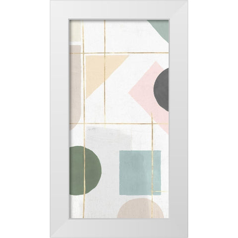 Unity I  White Modern Wood Framed Art Print by Isabelle Z