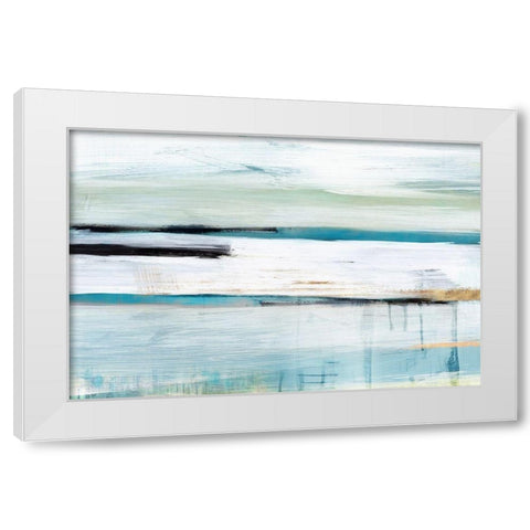 Standing Still I  White Modern Wood Framed Art Print by Isabelle Z