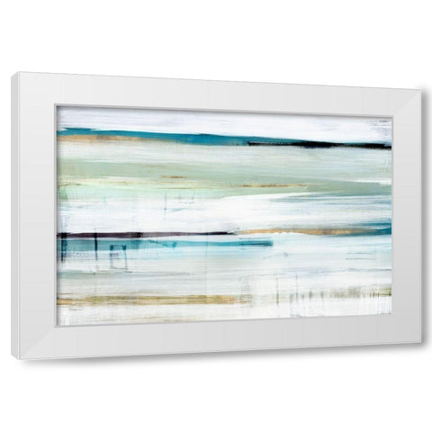 Standing Still II  White Modern Wood Framed Art Print by Isabelle Z