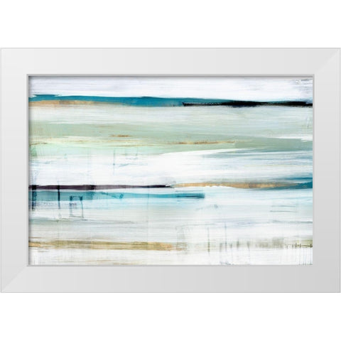 Standing Still II  White Modern Wood Framed Art Print by Isabelle Z