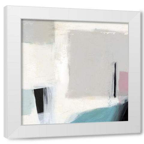 Underline II  White Modern Wood Framed Art Print by Isabelle Z