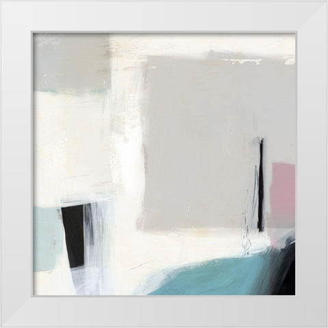 Underline II  White Modern Wood Framed Art Print by Isabelle Z
