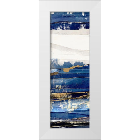 Ultramarine I  White Modern Wood Framed Art Print by Isabelle Z