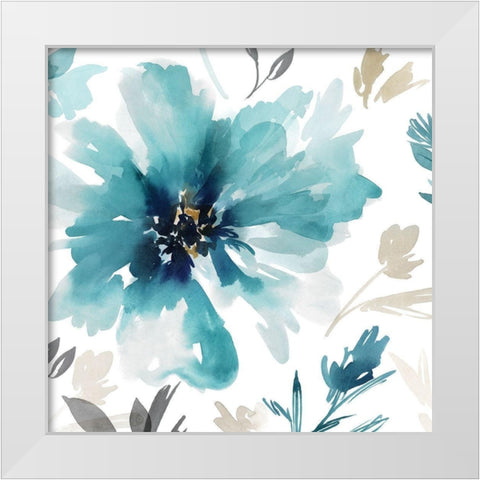 Finesse I  White Modern Wood Framed Art Print by Isabelle Z