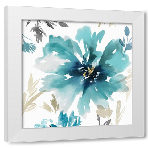 Finesse II  White Modern Wood Framed Art Print by Isabelle Z