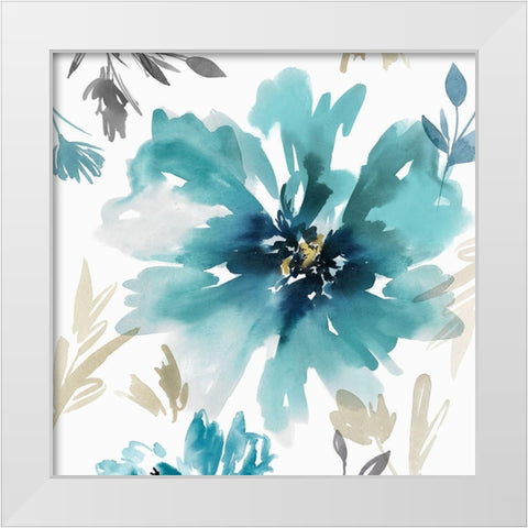 Finesse II  White Modern Wood Framed Art Print by Isabelle Z