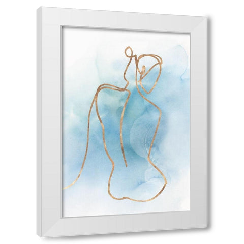 Figurative I  White Modern Wood Framed Art Print by Isabelle Z