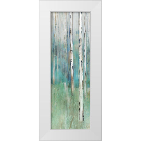 Foothills II  White Modern Wood Framed Art Print by Isabelle Z