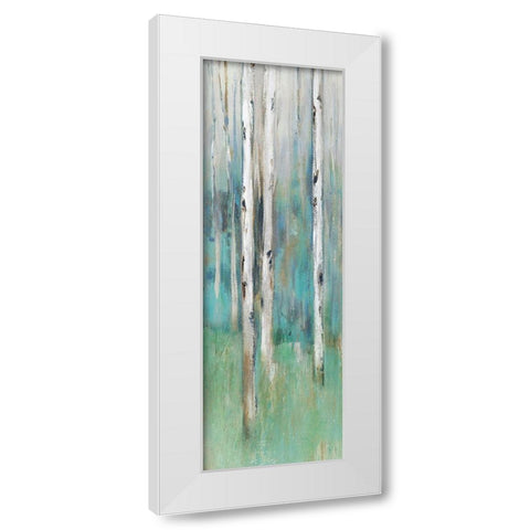 Foothills III  White Modern Wood Framed Art Print by Isabelle Z